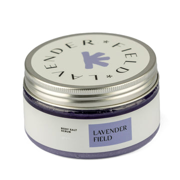 Scrub cu sare pentru corp - Lavandă