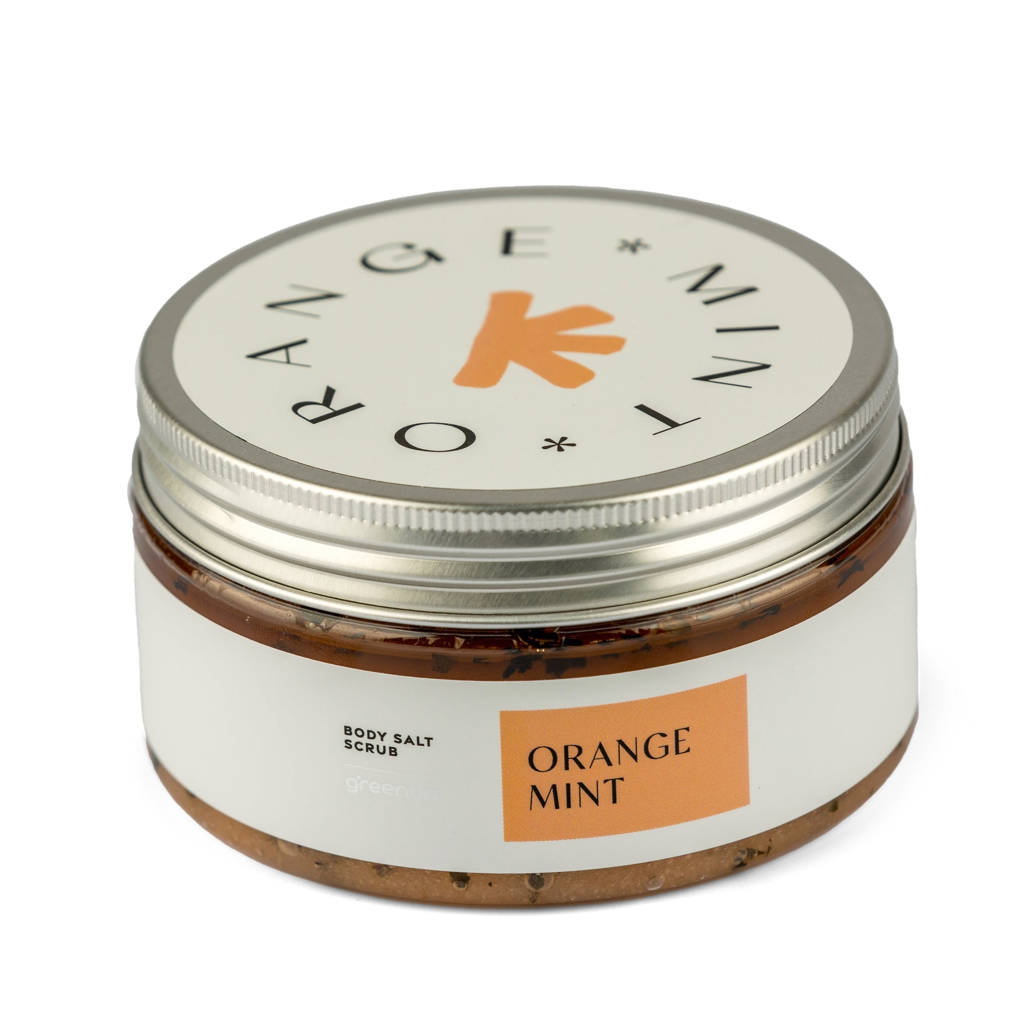 Scrub cu sare pentru corp - Portocală cu Mentă